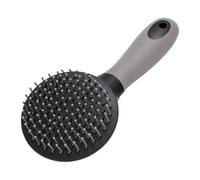 HEEPDD Peigne pour Crinière et Queue, Brosse Démêlante à Bouts Arrondis | Matériau en Caoutchouc, Poignée Arquée Antidérapante, Toilettage Sûr de la Crinière équine, Favorise la Circulation