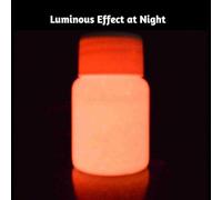 HEEPDD Peinture Phosphorescente 20 G, 6 Couleurs, Pigment Acrylique Lumineux pour Bricolage, Artisanat, Peinture, Bouteilles de Souhaits, Décoration d'intérieur, Revêtement et Traitement des Murs