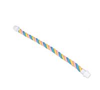 HEEPDD Perchoirs en Corde pour Oiseaux, Jouet d'escalade en Corde de Coton pour Perroquet, Perruche, Calopsitte et Plus Encore, Design Multicolore Flexible, Idéal pour Les Cacatoès et Les Gris (M)