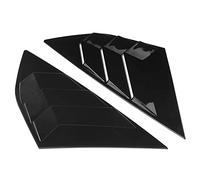 HEEPDD Persienne de Fenêtre ABS Noir Brillant, 1 Paire, Accessoires de Décoration Adaptés à St RS MK3 12-18