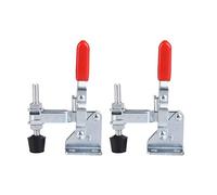 HEEPDD Pince à Bascule, Outil à Main Vertical à Fixation Rapide en Fer galvanisé, capacité de 50 Kg, Idéal pour les Travaux de Soudage et de Rivetage Pinces et Outils de Serrage