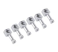 HEEPDD Pinces à Aiguilles Universelles en Métal, 6 Pièces, en Acier Inoxydable Durable, Installation Facile, Pinces à Aiguilles pour Machine à Coudre, pour Usage Quotidien à la Maison
