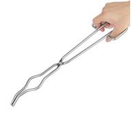 HEEPDD Pinces à Creuset de Laboratoire, Acier Inoxydable, Pinces de qualité Professionnelle, Longueur 9,84 Pouces, Parfaites pour une Utilisation en Laboratoire (400mm)