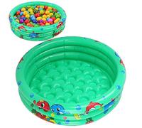 HEEPDD Piscine d'enfants Gonflables, Portable Boule de Sauts de Saute (Vert 150cm)