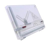 HEEPDD Planche à Dessin Portable A3, Mouvement Parallèle Ergonomique, Angle Réglable, Trombones, Conception Durable, Marquages en Centimètres - Parfait pour les Ingénieurs, les Designers, les