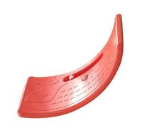 HEEPDD Planche d'entraînement d'équilibre pour Enfants, Planche à Bascule en Plastique pour Améliorer la Concentration et le Temps de Jeu, Limite de Poids de 50 Kg pour les 3 Ans et Plus (rouge)