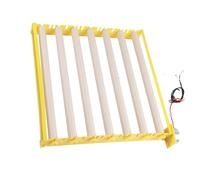 HEEPDD Plateau d'incubation d'œufs, Retourneur 'œufs Automatique avec 7 Rouleaux, capacité de 42 œufs pour Faire Couver des Poules et des Cailles (220V)