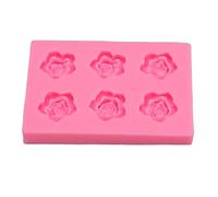 HEEPDD Plateau en Silicone en Forme de Rose, Moule Antiadhésif pour Chocolat et Bonbons pour Décorations et Artisanat