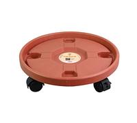 HEEPDD Plateau Mobile pour Plantes, Conception en Grille ABS Renforcée avec Roues de Verrouillage Universelles, Bord incurvé Empêchant Le Débordement d'eau pour Pots de Jardin, Arbres en