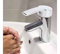 HEEPDD Poignée de Pomme de Douche pour Robinet de Lavabo, en Alliage de Zinc chromé, Installation Facile, Adaptée aux Unités de Lavage à Contre-courant de Salle de Bain et de Salon