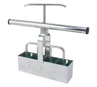 HEEPDD Poignée d'extension de Bloqueur de Sol en Acier, sans Choc de Transplantation, Planteur Gratuit pour Plateau de Semis, Plantes d'extérieur, 11,4 X 2 X 9,8 Pouces, Fabricant de Blocs de Sol,