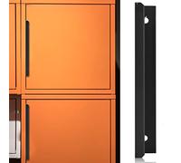 HEEPDD Poignées Contemporaines en Métal pour Armoires de Cuisine, Poignées de Porte en Alliage de Zinc de qualité Supérieure pour Armoires, Tiroirs, Installation Facile avec Matériel de Montage,