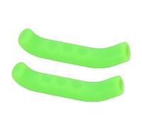 HEEPDD Poignées en Silicone Souple, Couvercle de Frein Antidérapant Léger, Protection de Confort Ergonomique pour Leviers de Frein de Route et de VTT (GREEN)