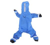 HEEPDD Polyester Chien Imperméable avec Laisse, Design sécurisé, à la Mode et Fonctionnelle, Une Protection Oculaire Efficace, Ajustement Polyvalent, pour Les Petits Chiens Qui Marchent (M)