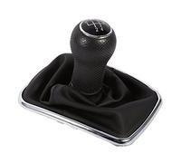 HEEPDD Pommeau de Levier de Vitesse à 5 Vitesses de Remplacement, Housse en PVC Durable et Cuir PU pour un Changement de en Douceur, Installation Facile, Mise à Niveau pour Intérieur de Voiture,