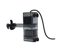 HEEPDD Pompe à Filtre Submersible USB, Circulateur de Liquide pour Récipient à Poissons D'aquarium avec Protection Contre Les Surtensions à Débit Réglable pour Les Récipients à