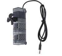 HEEPDD Pompe de Circulation d'eau Submersible, Pompe de Filtre D'aquarium USB, Fonctionnement Silencieux à Haute efficacité pour Les Aquariums de Tortues et Les Aquariums avec Un
