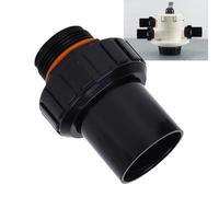 HEEPDD Pompe de Piscine PVC Connecteur Sable Tanque de Sable Pompe à Eau Pompe Adaptateur Union PVC avec Joint en Caoutchouc pour Le Système de Filtration de la Piscine Pipes de Sortie (1,5 Pouce