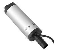 HEEPDD Pompe Submersible 12 V, Pompe à Eau, Débit Efficace pour l' et le Drainage de Piscine Submersible 12 V, Transmission Mécanique Nan en Acier Inoxydable