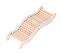 HEEPDD Pont d'échelle de Hamster en Bois en Bois, Jouet d'escalade pour Une Installation Simple et Une Réduction de Réduction 'anxiété en Toute sécurité (L)