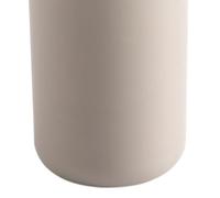 HEEPDD Porte-Brosse à Dents Conteneur de Voyage pour Brosse à Dents, Matériau PP de Haute qualité, Support Léger pour Salle de Bain et Voyage, café Gris Blanc, capacité de 300 ML, 2,87 X 2,87 X 4,13