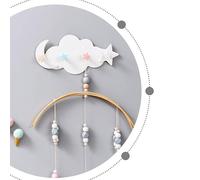 HEEPDD Porte-clés Mural étoile et Nuage avec une Solide Collaboration, Crochet sans Trace pour la Maison Nan (Crochet étoile nuage)