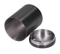 HEEPDD Porte-cure-dents en Acier Inoxydable, Conception Ergonomique, avec Trou D'extraction Lisse, pour les Familles, les Maisons, les , les Cafés, les Hôtels, les Restaurants (BLACK)