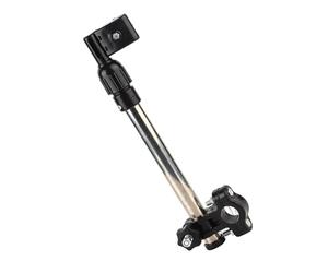 HEEPDD Porte-parapluie en Acier Inoxydable, Support Réglable, s'adapte aux Guidons de 0,79 à 0,98 Pouces pour Fauteuil Roulant, Vélo, Poussette, Longueur Télescopique et Contrôle de l'ombre à 360