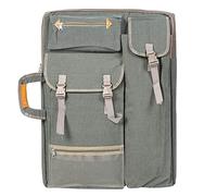 Portefeuille d'artiste Carry Backpack, 4K Grand Multiply Toile Fonction 66 x 50CM Sac En Plein Air Étanche Conseil Sketch Sac pour Dessin Peinture Esquisse(Smoly Grey)