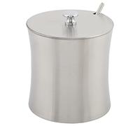 HEEPDD Pot à Condiments Pot d'assaisonnement en Acier Inoxydable, de Sel de Sucrier Durable de Haute qualité pour la Vaisselle de Cuisine à Domicile de Restaurant d'hôtel