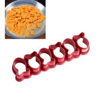 HEEPDD Pour la Cuisson de Minuscules Biscuits en Forme de Poisson Idéaux Pour la Plupart des Scénarios Nan (rouge)