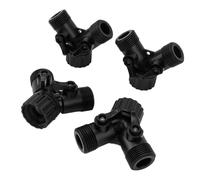 HEEPDD Pour le Robinet de Jardin Adaptateur Y Standard avec un Matériau Durable, l'installation s'adapte Facilement à (BLACK)