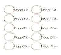 HEEPDD Pour les Porte-clés Pendants Mobile Phones Bags Nan (φ30 mm 【10 pièces】)