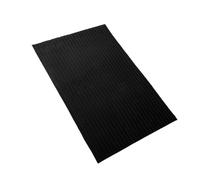 HEEPDD Poussinets de Semelle de Chaussures de Tense de Bœuf Durable pour Réparation de Chaussures, Accessoire Anti-aslip coupé à la Taille, 58cmx38cmx2.2 Mm (BLACK)