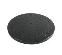 HEEPDD Présentoir Rotatif à 360 Degrés, Support de Plateau Tournant Compact Manuel de 25 Cm avec Roulements à Billes en Acier pour TV, Ordinateur Portable, Moniteur, Statue, Décoration (25CM)