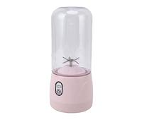 HEEPDD Presse-agrumes Blender Mini USB Rechargeable avec 6 Lames et capacité de 410 Ml pour Shakes Smoothies Voyage Bureau à Domicile Mélangeur Portable Personnel Nan (PINK)