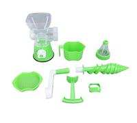 HEEPDD Presse-agrumes Manuel pour Citrons, Oranges, Citrons Verts et Pamplemousses, avec Filtre à Pulpe intégré. Facile à Nettoyer, Format Compact et portable. (GREEN)