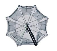 HEEPDD PROCAGE PROCHIPE PIÈCE NET POUR LE MANDE DE CRABLE Eel CRABLE Cadre en Acier en Acier Nylon Vert 8 Trous, 16 Trous River Pêche POUR l'entrée Eel Crabe Homard en Cadre en Nylon Vert 8 (8