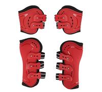HEEPDD Produits de Soins pour Chevaux Bottes de Sport pour Chevaux Protège-Jambes avec Doublure en Néoprène Respirant Trous de Ventilation Impact Léger pour l'entraînement de Saut Protection de