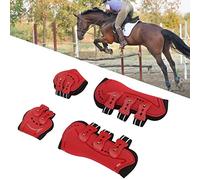 HEEPDD Produits de Soins pour Chevaux Bottes de Sport pour Chevaux Protège-Jambes avec Doublure en Néoprène Respirant Trous de Ventilation Impact Léger pour l'entraînement de Saut Protection de