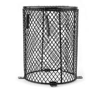 HEEPDD Protection de Lampe Chauffante pour Reptiles Le Couvercle en de Fer Protège les Serpents, les Lézards, les Tortues des Brûlures avec une Conception Robuste Installation Facile Via des Vis et
