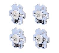 HEEPDD Puces LED 1W 5V, 25 Pièces, Base en Aluminium, Haute Puissance 200LM, Idéales pour les Luminaires de Bricolage et les Projets d'accessoires d'éclairage (lumière violette UV)