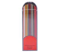 HEEPDD Recharges de Mine de Couleur pour Crayon Graphite, 24 Pièces de Mines de Couleur de Charpentier Mécaniques étanches à L'eau de 2 Mm avec étui D'emballage de Style Tiroir pour