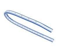 HEEPDD Règle de Courbe Flexible, Outil de Mesure Pliable en Plastique pour la Couture et le Dessin, Longueur de 50 Cm pour des Mesures Précises dans n'importe Quel Scénario (Règle serpent de 30 cm)