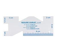 HEEPDD Règle de Couture en Aluminium, Règles et Supports de Règles, Jauge pour un Calibrage Précis, Parfaite pour les Projets de Quilting, de Broderie et de Couture Règle de en Aluminium, Mesure