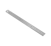 HEEPDD Règle en Acier Inoxydable, Longueur Mesurable de 30 Cm, échelle Transparente, Règle Métallique Précise pour le Dessin Nan