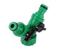 HEEPDD Répartiteur de Tuyau à 2 Voies, Double Sortie pour Système d'irrigation de Tuyau d'arrosage de 3/4 Pouces Répartiteur de à 2 Voies, Connecteur 'arrosage en Plastique, Jardinage Nan