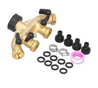 HEEPDD Répartiteur de Tuyau d'eau G3 4, Adaptateur de Tuyau de Répartiteurs avec Commande de Commutateur pour l'arrosage des Parterres de Fleurs de Robinet