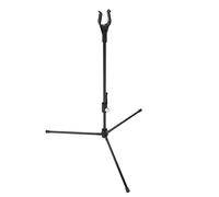 HEEPDD Repose-Arc Classique, Démontage Facile du Repose-Arc de Tir à l'arc Portable en Plein Air (Le Noir)