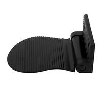 HEEPDD Repose-Pieds Mural, Espace en Aluminium, Pédale Antidérapante, Conception Pliable, pour Couloir et Salle de Bain, Rangement de Cuisine 6,1x3,9x2,4 Pouces (Black)